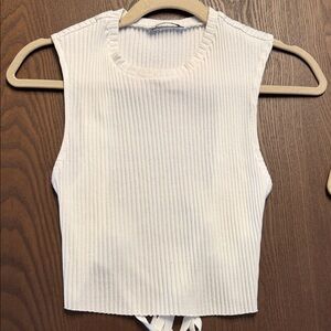 Zara Open Back Top